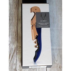 Viski Indigo & Copper Corkscrew Double-hinged  #76